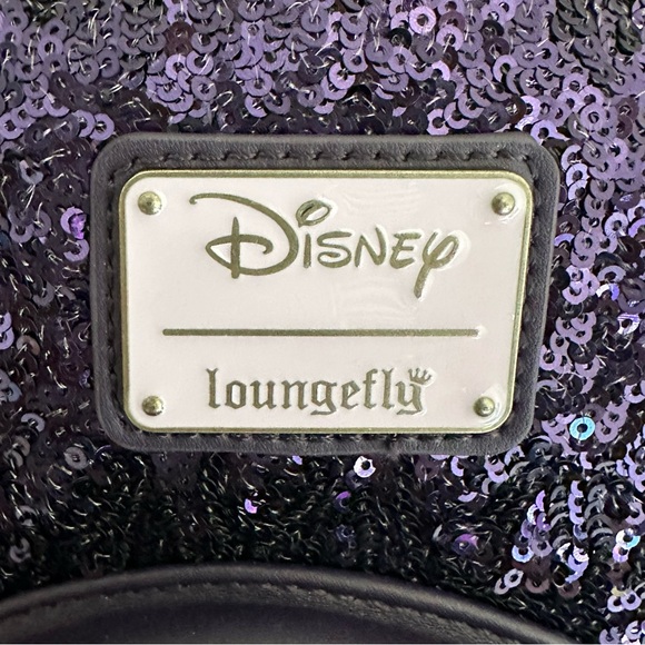 Loungefly Disney Ursula Sequin Mini Backpack NWT | Little Mermaid Villains - Picture 10 of 11